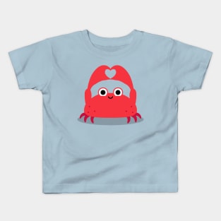 I Love the Beach Crab Kids T-Shirt